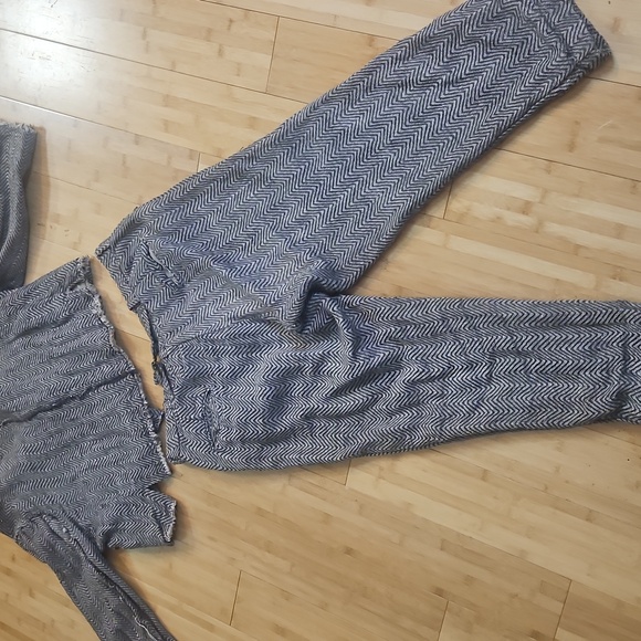 Magnolia Pearl Double breasted  Suit Cotton Blend linen rare - Picture 11 of 14